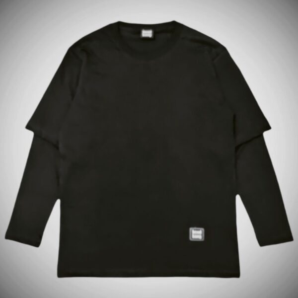 Head Bang Longsleeve Double Sleeve Black 24s